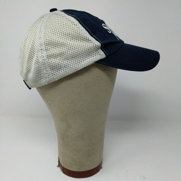 Samuel Adams The Boston Beer Company Blue White Adjustable Strapback Hat Logo - Picture 5 of 10